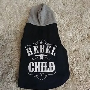 Dog Hoodie shirt -XS little rebel